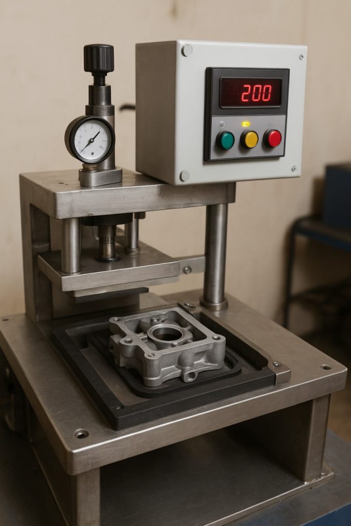 تنظیم فشار، زمان و دمای دستگاه آب ‌بندی